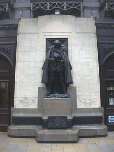 The statue at Paddington station